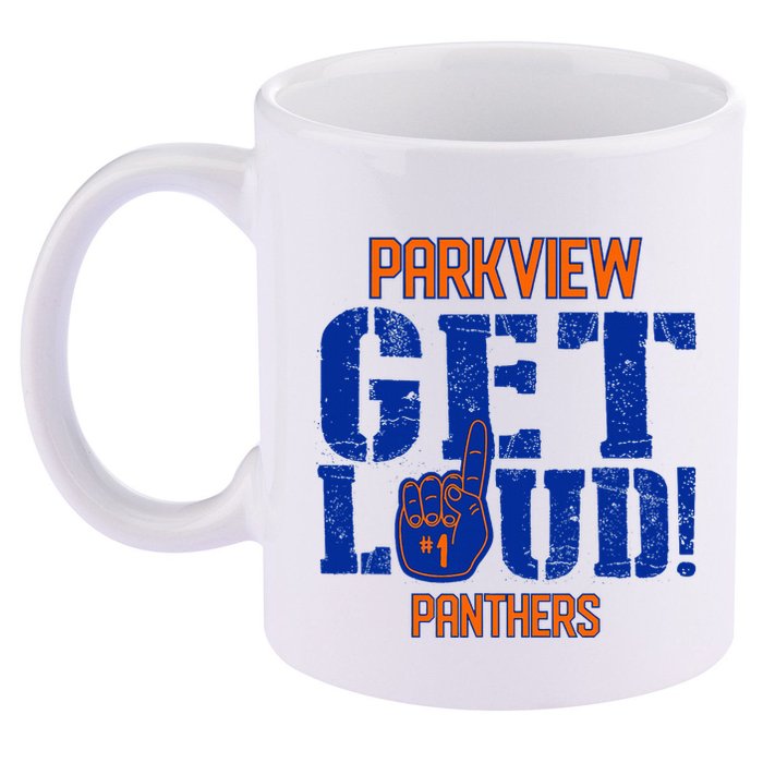 Parkview High School Get Loud 11oz C Handle Ceramic Mug