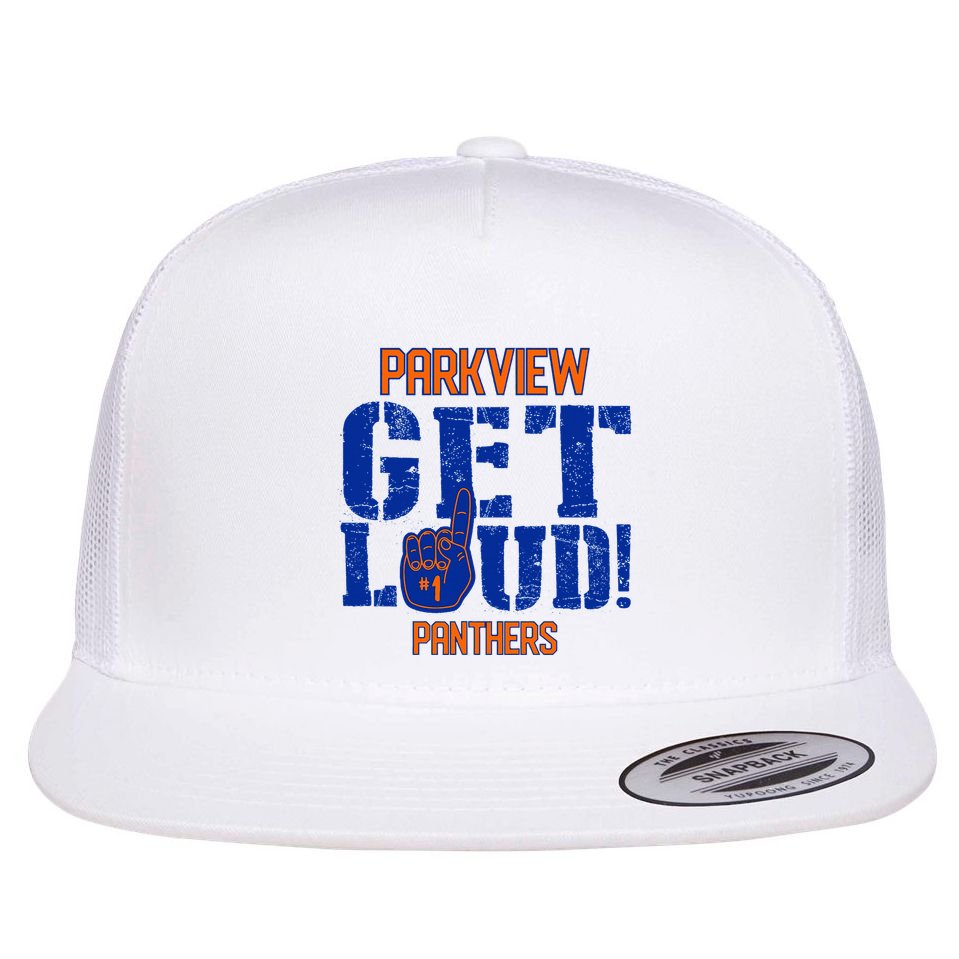 Parkview High School Get Loud Flat Bill Trucker Hat
