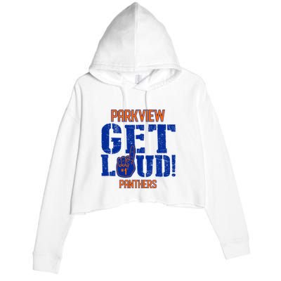 Parkview High School Get Loud Crop Fleece Hoodie