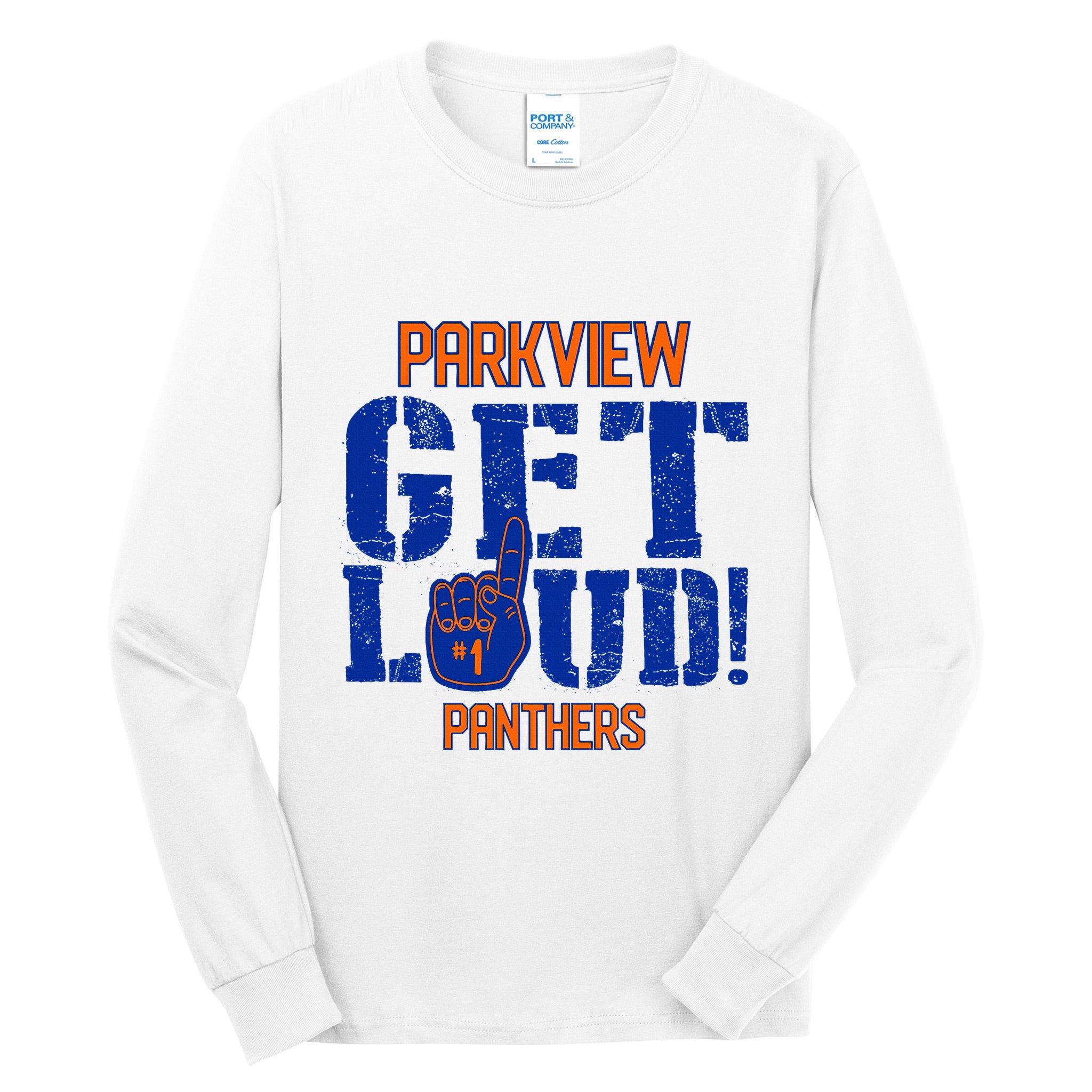 Parkview High School Get Loud Tall Long Sleeve T-Shirt