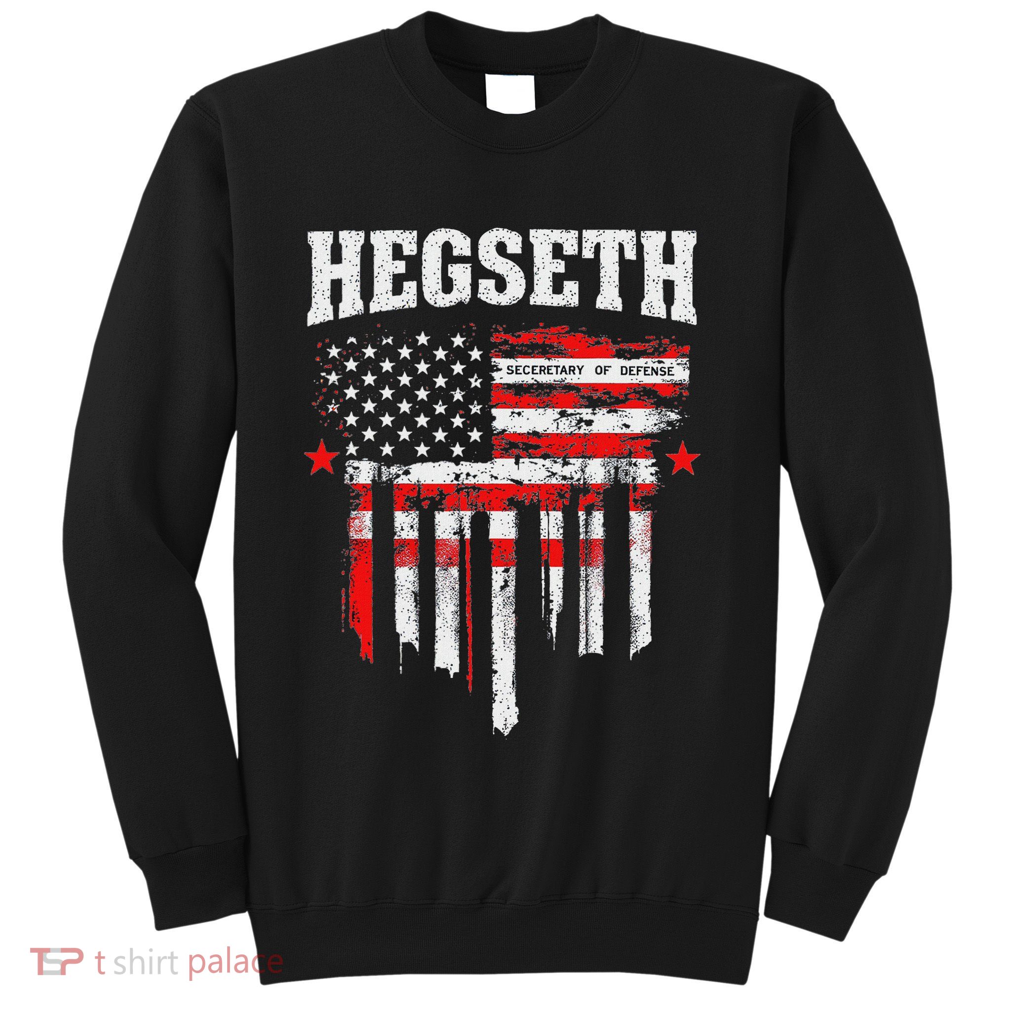 Pete Hegseth Secretary Of Defense Trump Support Patriots Sweatshirt