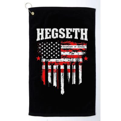 Pete Hegseth Secretary Of Defense Trump Support Patriots Golf Towel