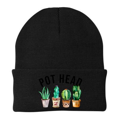 Pot Head Succulent Plant Lover Gift Funny Gardening Plant Beanie