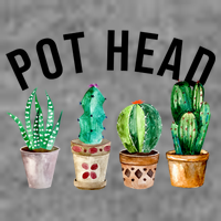 Pot Head Succulent Plant Lover Gift Funny Gardening Plant Kids Sweatshirt