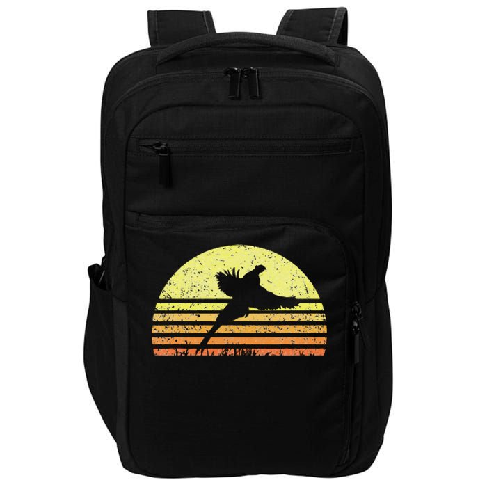 Pheasant Hunting South Dakota Upland Bird Game Hunter Retro Impact Tech Backpack