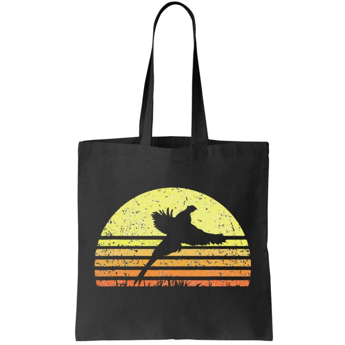 Pheasant Hunting South Dakota Upland Bird Game Hunter Retro Tote Bag