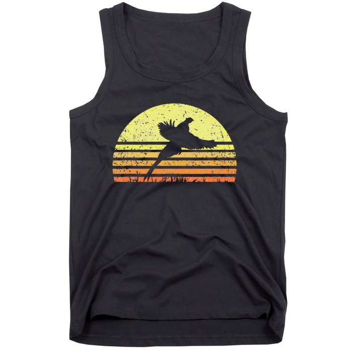 Pheasant Hunting South Dakota Upland Bird Game Hunter Retro Tank Top