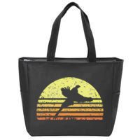 Pheasant Hunting South Dakota Upland Bird Game Hunter Retro Zip Tote Bag