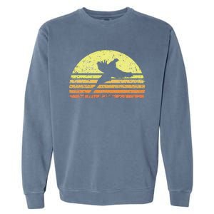 Pheasant Hunting South Dakota Upland Bird Game Hunter Retro Garment-Dyed Sweatshirt