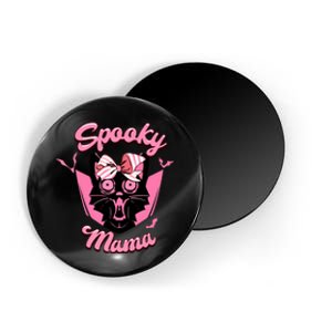 Pink Hallowen Spooky Mama Halloween Black Cat Black Cat Vampire Gift Magnet