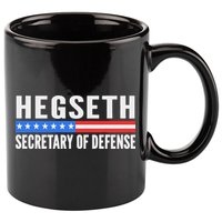 Pete Hegseth Secretary Of Defense 11oz C Handle Ceramic Mug