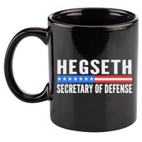 Pete Hegseth Secretary Of Defense 11oz C Handle Ceramic Mug