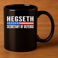 Pete Hegseth Secretary Of Defense 11oz C Handle Ceramic Mug