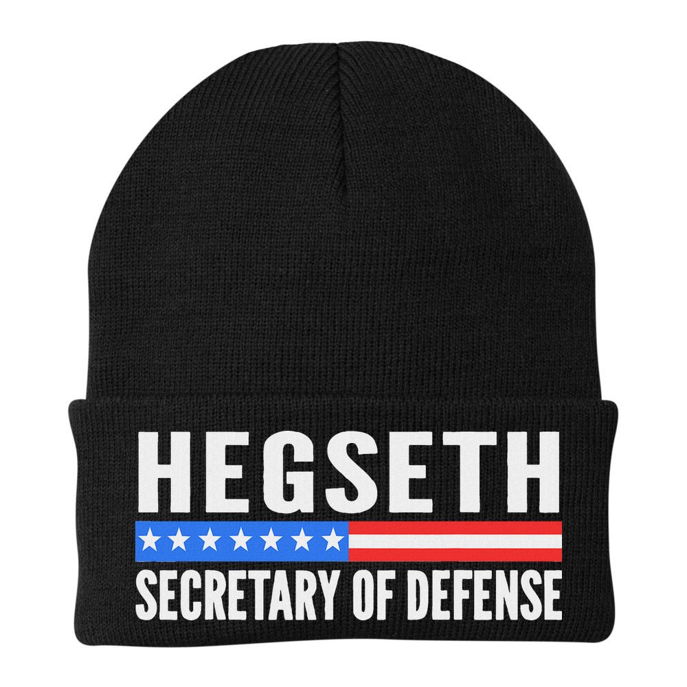 Pete Hegseth Secretary Of Defense Beanie
