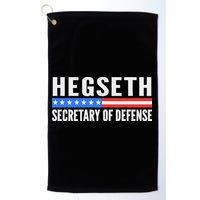 Pete Hegseth Secretary Of Defense Golf Towel