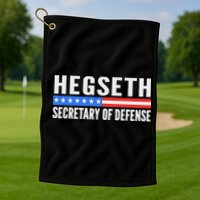 Pete Hegseth Secretary Of Defense Golf Towel