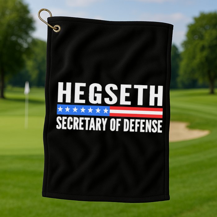 Pete Hegseth Secretary Of Defense Golf Towel