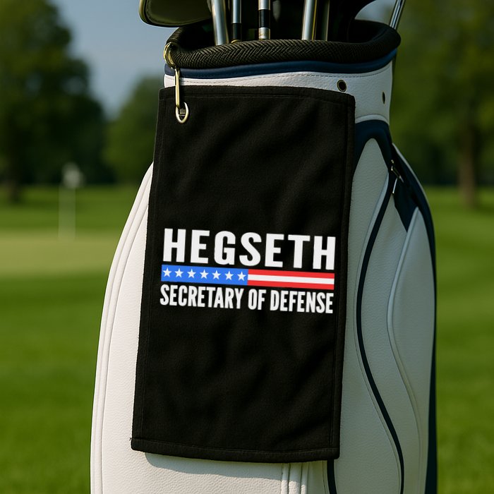 Pete Hegseth Secretary Of Defense Golf Towel