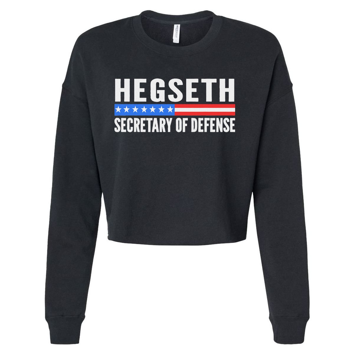 Pete Hegseth Secretary Of Defense Cropped Pullover Crew