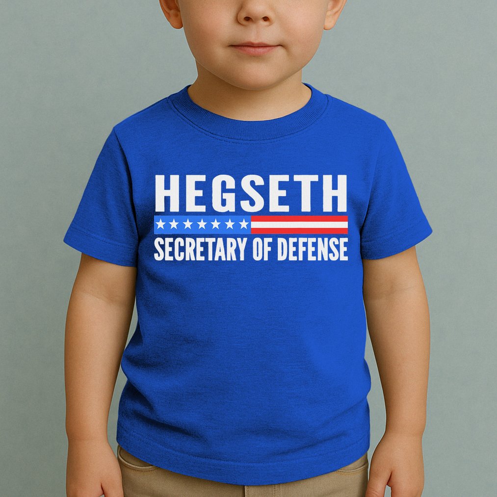 Pete Hegseth Secretary Of Defense Toddler T-Shirt