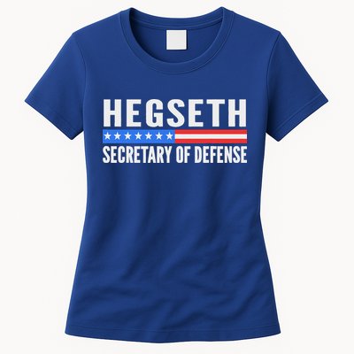 Pete Hegseth Secretary Of Defense Womens T-Shirt