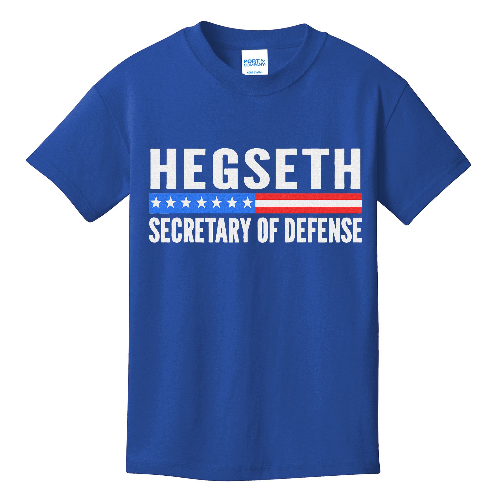 Pete Hegseth Secretary Of Defense Kids T-Shirt