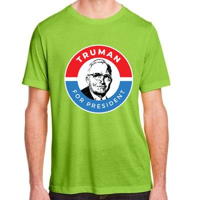 President Harry S Truman Independence Missouri Adult ChromaSoft Performance T-Shirt