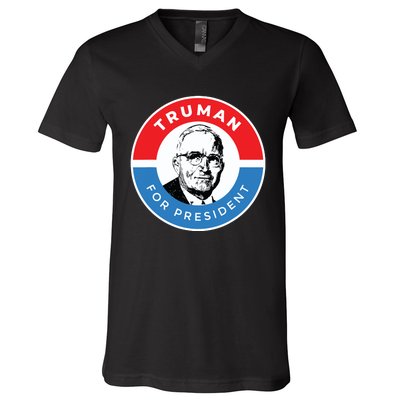 President Harry S Truman Independence Missouri V-Neck T-Shirt