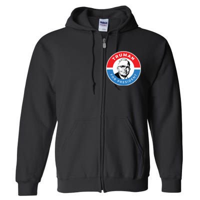 President Harry S Truman Independence Missouri Full Zip Hoodie