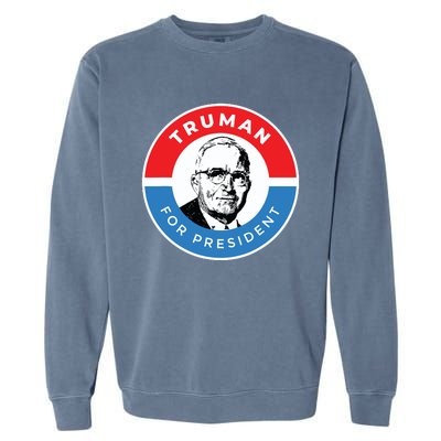 President Harry S Truman Independence Missouri Garment-Dyed Sweatshirt