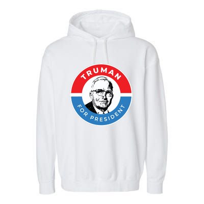 President Harry S Truman Independence Missouri Garment-Dyed Fleece Hoodie