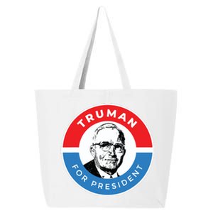 President Harry S Truman Independence Missouri 25L Jumbo Tote