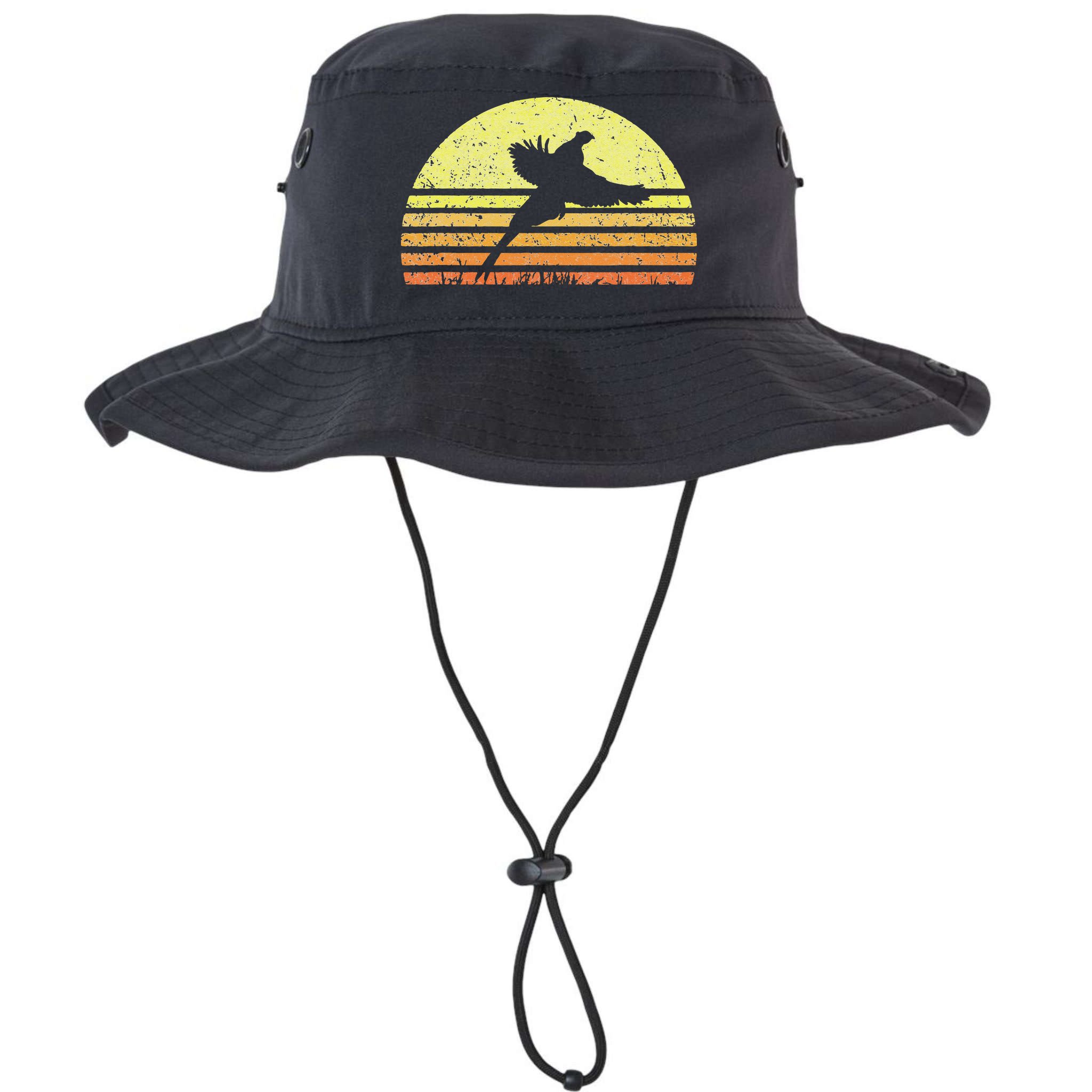 Pheasant Hunting South Dakota Upland Bird Game Hunter Retro Bucket Hat