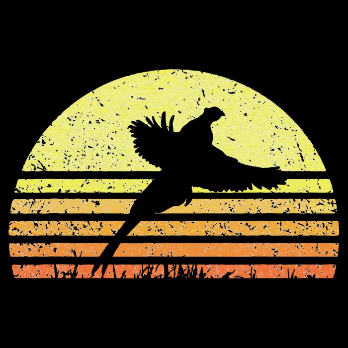 Pheasant Hunting South Dakota Upland Bird Game Hunter Retro Bucket Hat