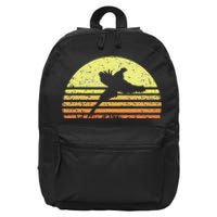 Pheasant Hunting South Dakota Upland Bird Game Hunter Retro 16 in Basic Backpack