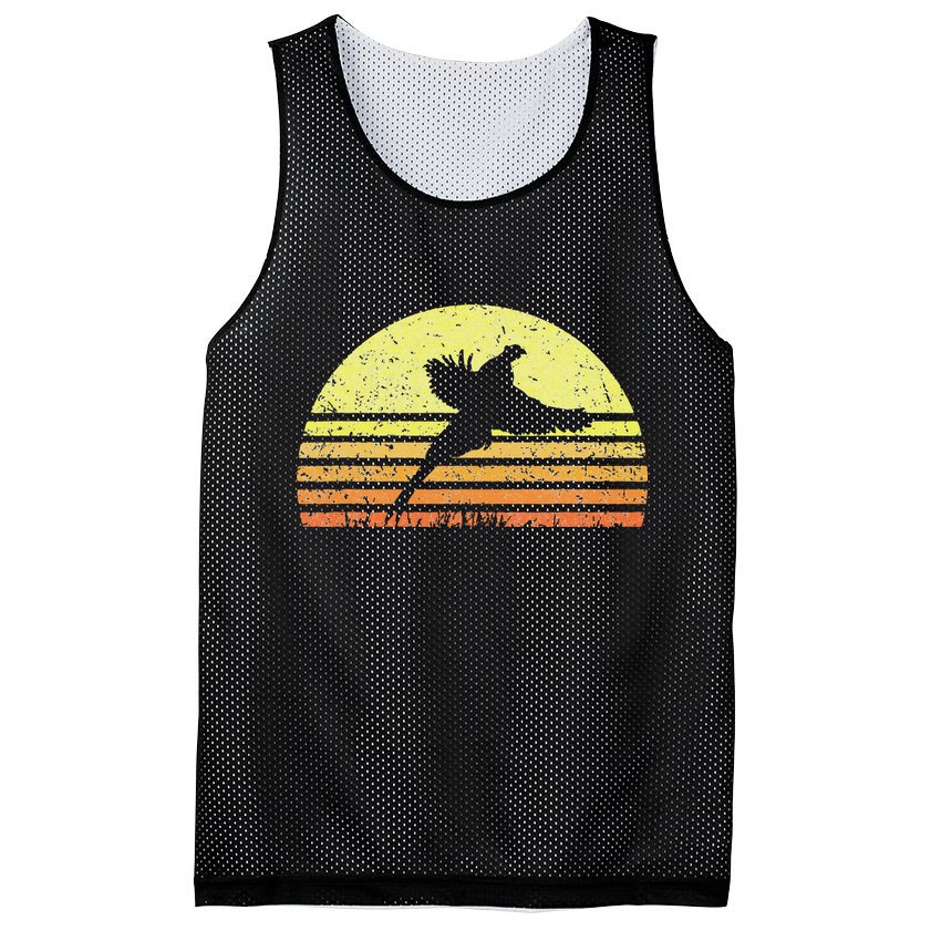 Pheasant Hunting South Dakota Upland Bird Game Hunter Retro Mesh Reversible Basketball Jersey Tank