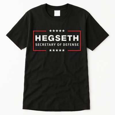 Pete Hegseth Secretary Of Defense Trump Pick Maga Support Tall T-Shirt