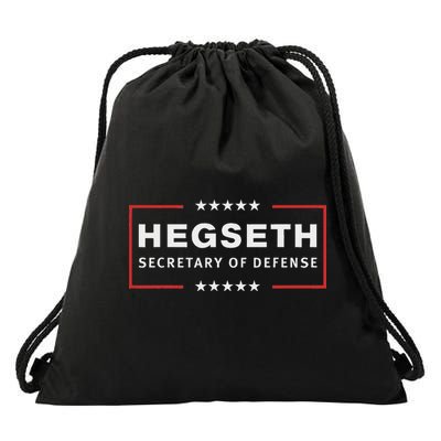 Pete Hegseth Secretary Of Defense Trump Pick Maga Support Drawstring Bag