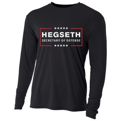Pete Hegseth Secretary Of Defense Trump Pick Maga Support Cooling Performance Long Sleeve Crew