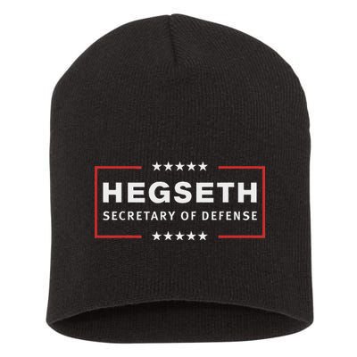Pete Hegseth Secretary Of Defense Trump Pick Maga Support Short Acrylic Beanie
