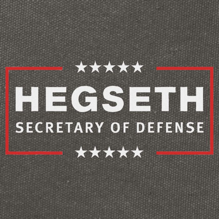 Pete Hegseth Secretary Of Defense Trump Pick Maga Support Cotton Canvas Backpack