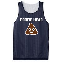 Poopie Head Sarcastic Novelty Gifts Funny Poop Shit Mesh Reversible Basketball Jersey Tank