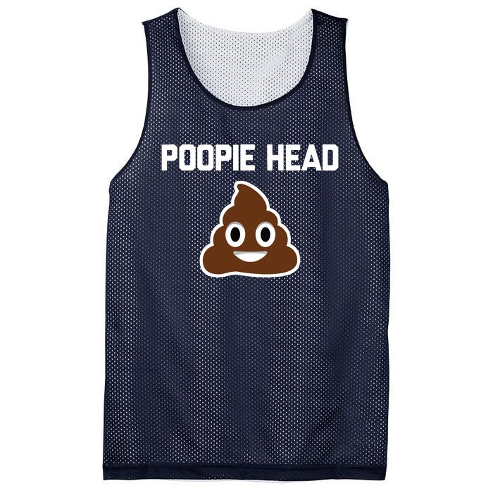 Poopie Head Sarcastic Novelty Gifts Funny Poop Shit Mesh Reversible Basketball Jersey Tank