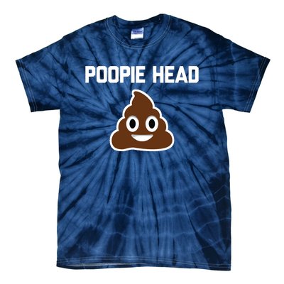 Poopie Head Sarcastic Novelty Gifts Funny Poop Shit Tie-Dye T-Shirt