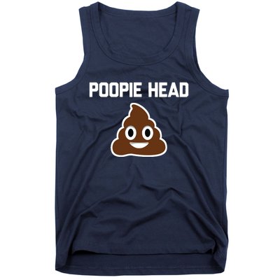 Poopie Head Sarcastic Novelty Gifts Funny Poop Shit Tank Top