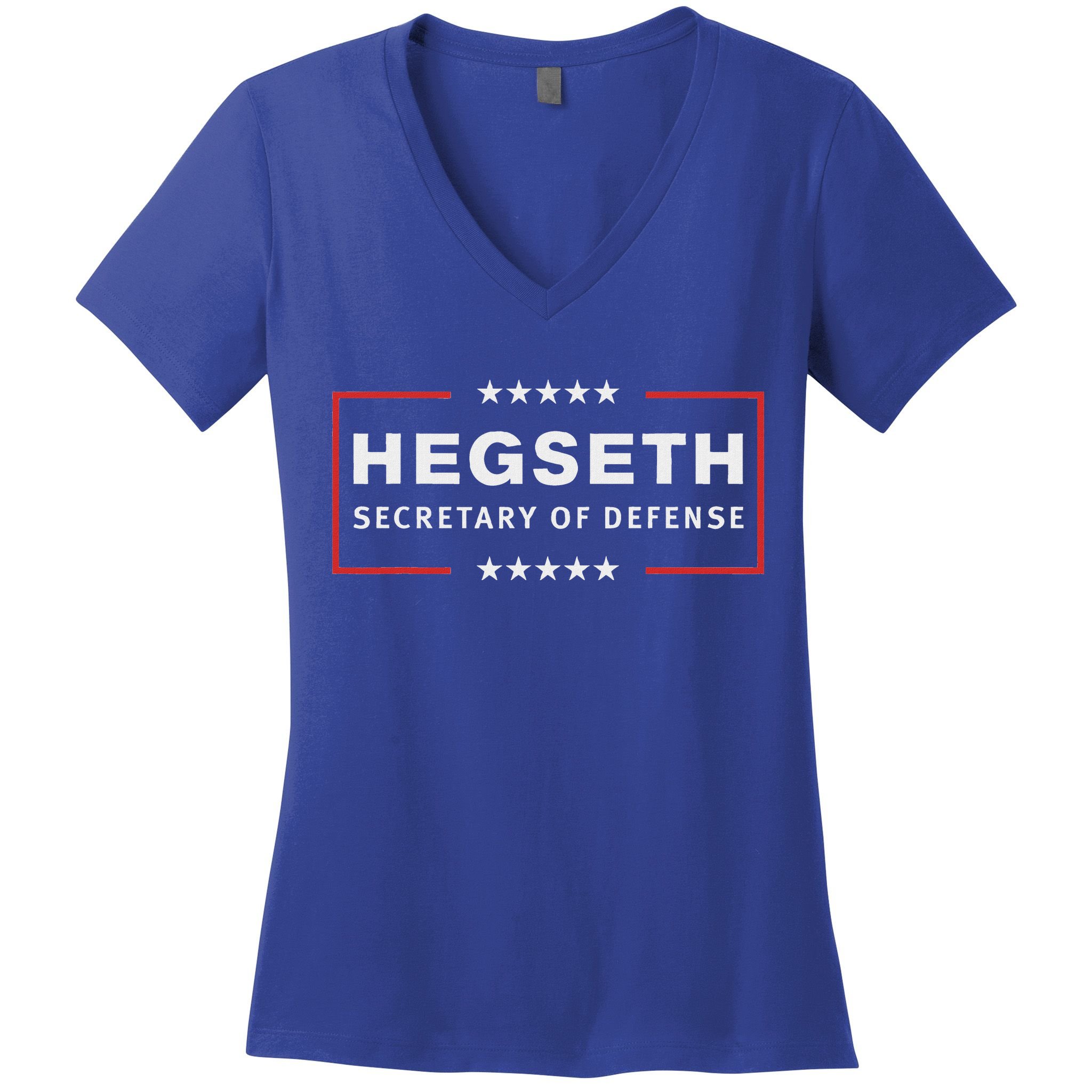 Pete Hegseth Secretary Of Defense Trump Pick Maga Women's V-Neck T-Shirt