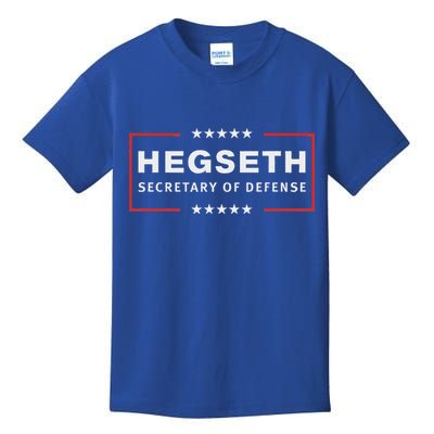 Pete Hegseth Secretary Of Defense Trump Pick Maga Kids T-Shirt