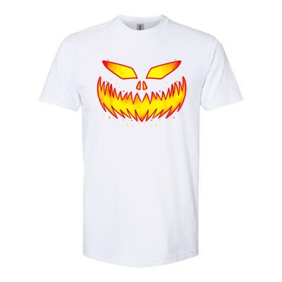 Pumpkin Halloween Shirts For Jack O Lantern Face Softstyle® CVC T-Shirt