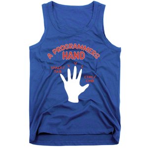 Programmers Hand Software Developer Computer Engineer Coder Cute Gift Tank Top