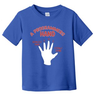 Programmers Hand Software Developer Computer Engineer Coder Cute Gift Toddler T-Shirt